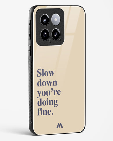 Slow Down Glass Case Phone Cover (Xiaomi)