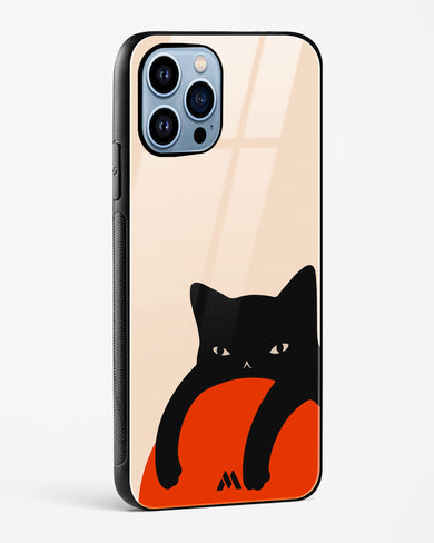 Purrfect Chill Glass Case Phone Cover (Apple)