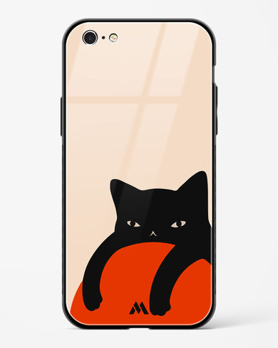 Purrfect Chill Glass Case Phone Cover (Apple)