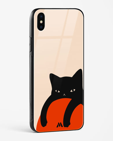 Purrfect Chill Glass Case Phone Cover (Apple)