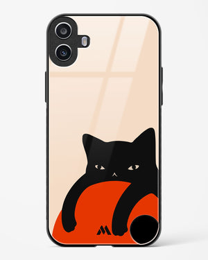 Purrfect Chill Glass Case Phone Cover (Nothing)