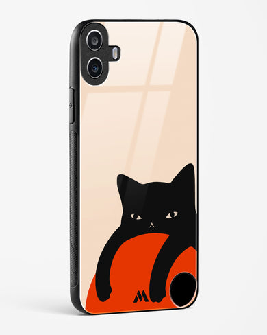 Purrfect Chill Glass Case Phone Cover (Nothing)
