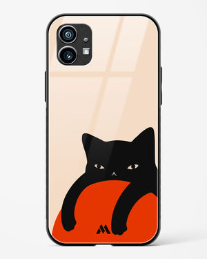 Purrfect Chill Glass Case Phone Cover (Nothing)