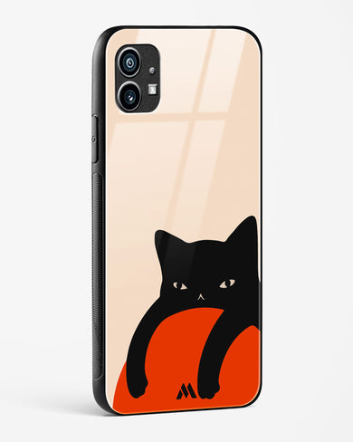 Purrfect Chill Glass Case Phone Cover (Nothing)