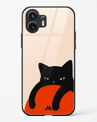 Purrfect Chill Glass Case Phone Cover (Nothing)