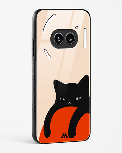 Purrfect Chill Glass Case Phone Cover (Nothing)