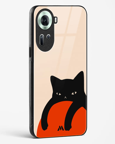 Purrfect Chill Glass Case Phone Cover (Oppo)