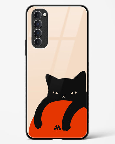 Purrfect Chill Glass Case Phone Cover (Oppo)