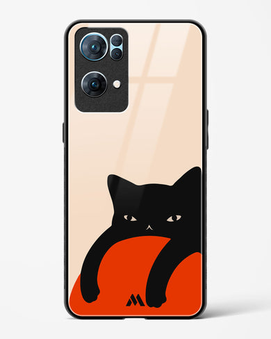 Purrfect Chill Glass Case Phone Cover (Oppo)