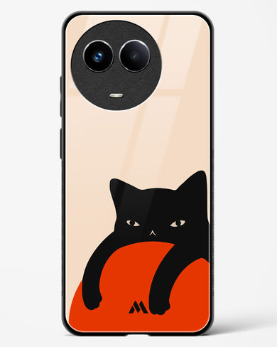 Purrfect Chill Glass Case Phone Cover (Realme)