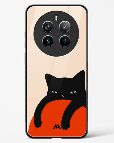 Purrfect Chill Glass Case Phone Cover (Realme)