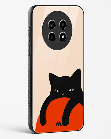 Purrfect Chill Glass Case Phone Cover (Realme)