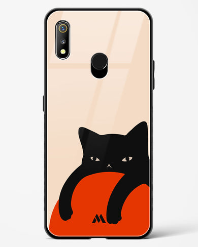 Purrfect Chill Glass Case Phone Cover (Realme)