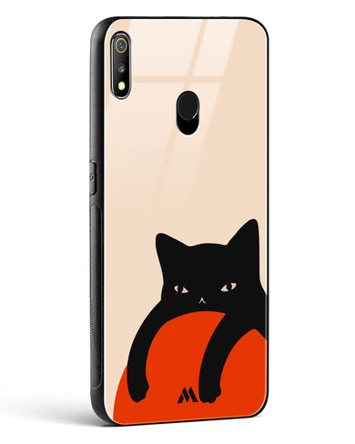 Purrfect Chill Glass Case Phone Cover (Realme)