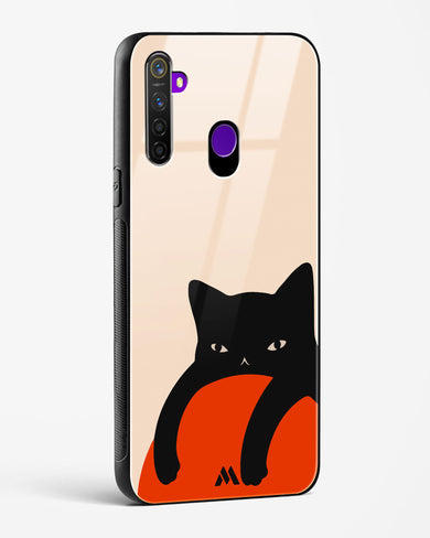 Purrfect Chill Glass Case Phone Cover (Realme)