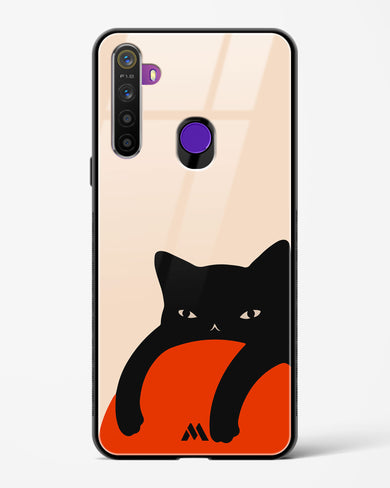 Purrfect Chill Glass Case Phone Cover (Realme)