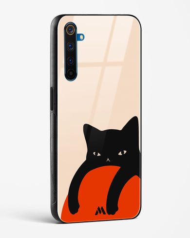 Purrfect Chill Glass Case Phone Cover (Realme)