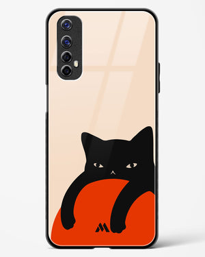 Purrfect Chill Glass Case Phone Cover (Realme)