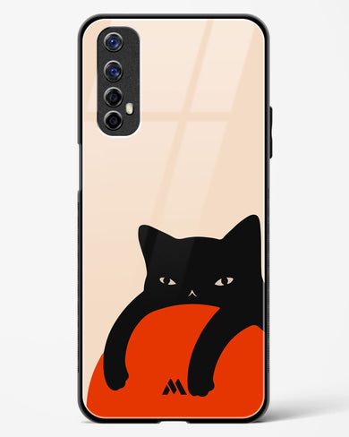 Purrfect Chill Glass Case Phone Cover (Realme)