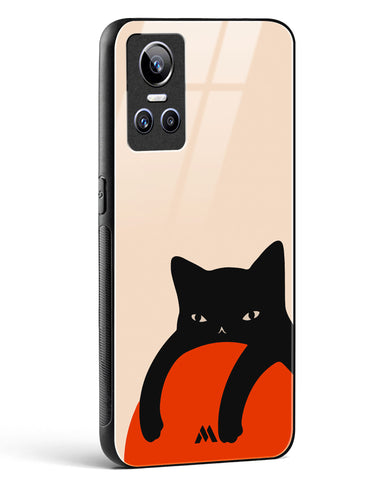 Purrfect Chill Glass Case Phone Cover (Realme)