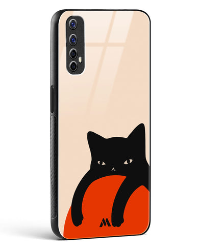 Purrfect Chill Glass Case Phone Cover (Realme)