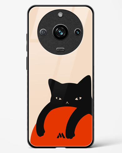 Purrfect Chill Glass Case Phone Cover (Realme)