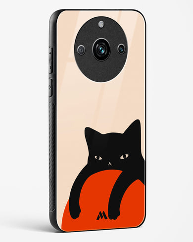 Purrfect Chill Glass Case Phone Cover (Realme)