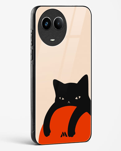 Purrfect Chill Glass Case Phone Cover (Realme)