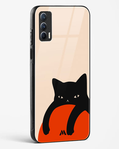 Purrfect Chill Glass Case Phone Cover (Realme)