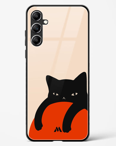 Purrfect Chill Glass Case Phone Cover (Samsung)