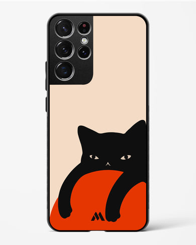 Purrfect Chill Glass Case Phone Cover (Samsung)