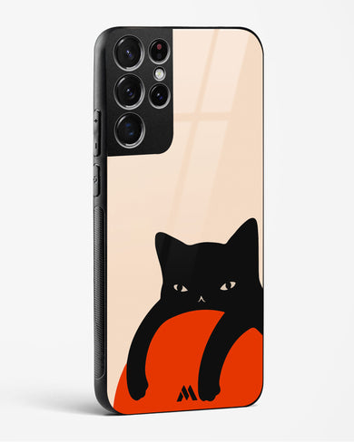 Purrfect Chill Glass Case Phone Cover (Samsung)