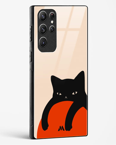 Purrfect Chill Glass Case Phone Cover (Samsung)