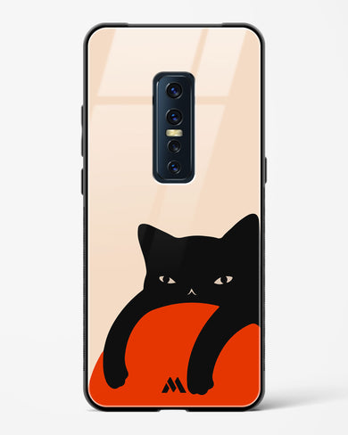 Purrfect Chill Glass Case Phone Cover (Vivo)