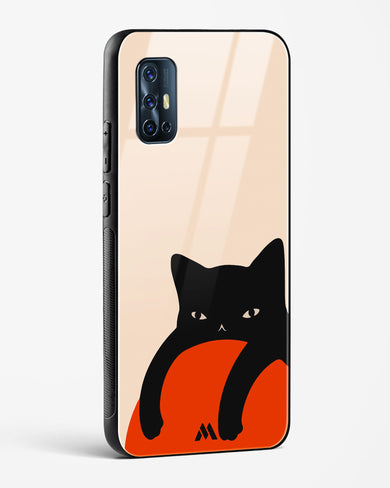 Purrfect Chill Glass Case Phone Cover (Vivo)