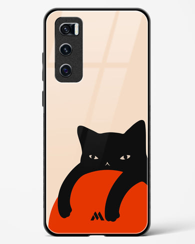 Purrfect Chill Glass Case Phone Cover (Vivo)