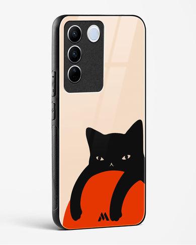 Purrfect Chill Glass Case Phone Cover (Vivo)