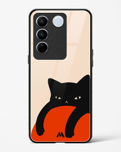 Purrfect Chill Glass Case Phone Cover (Vivo)