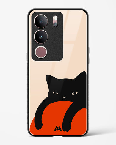 Purrfect Chill Glass Case Phone Cover (Vivo)