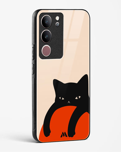 Purrfect Chill Glass Case Phone Cover (Vivo)