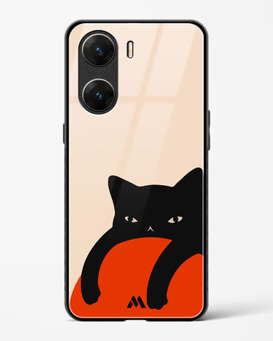 Purrfect Chill Glass Case Phone Cover (Vivo)