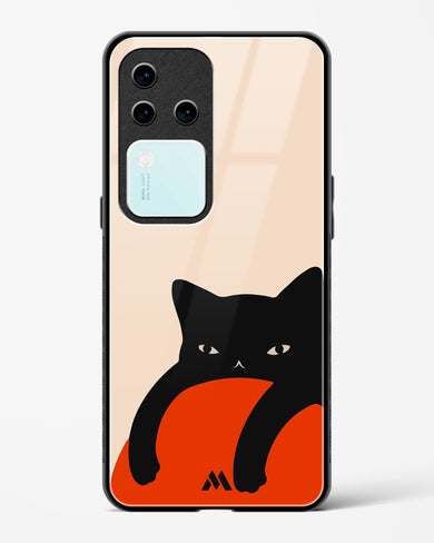 Purrfect Chill Glass Case Phone Cover (Vivo)