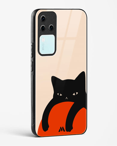 Purrfect Chill Glass Case Phone Cover (Vivo)