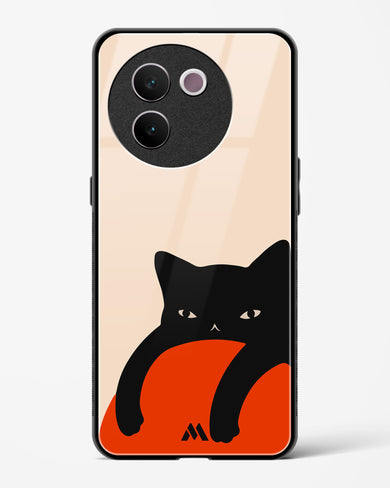 Purrfect Chill Glass Case Phone Cover (Vivo)