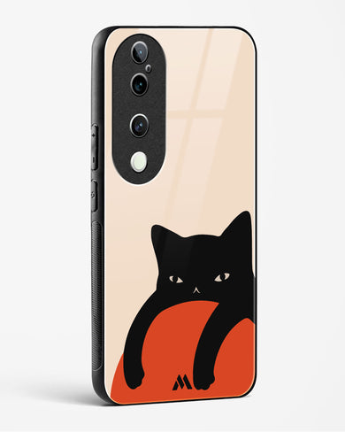 Purrfect Chill Glass Case Phone Cover (Vivo)