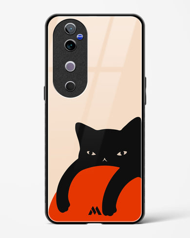 Purrfect Chill Glass Case Phone Cover (Vivo)