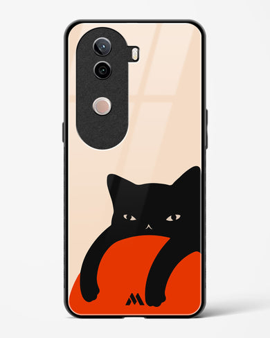 Purrfect Chill Glass Case Phone Cover (Vivo)