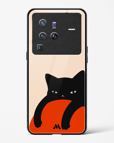 Purrfect Chill Glass Case Phone Cover (Vivo)