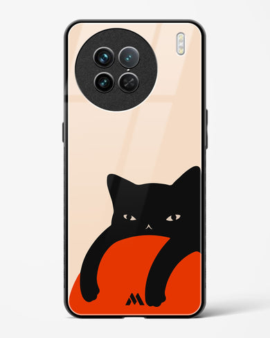 Purrfect Chill Glass Case Phone Cover (Vivo)