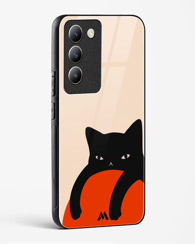 Purrfect Chill Glass Case Phone Cover (Vivo)